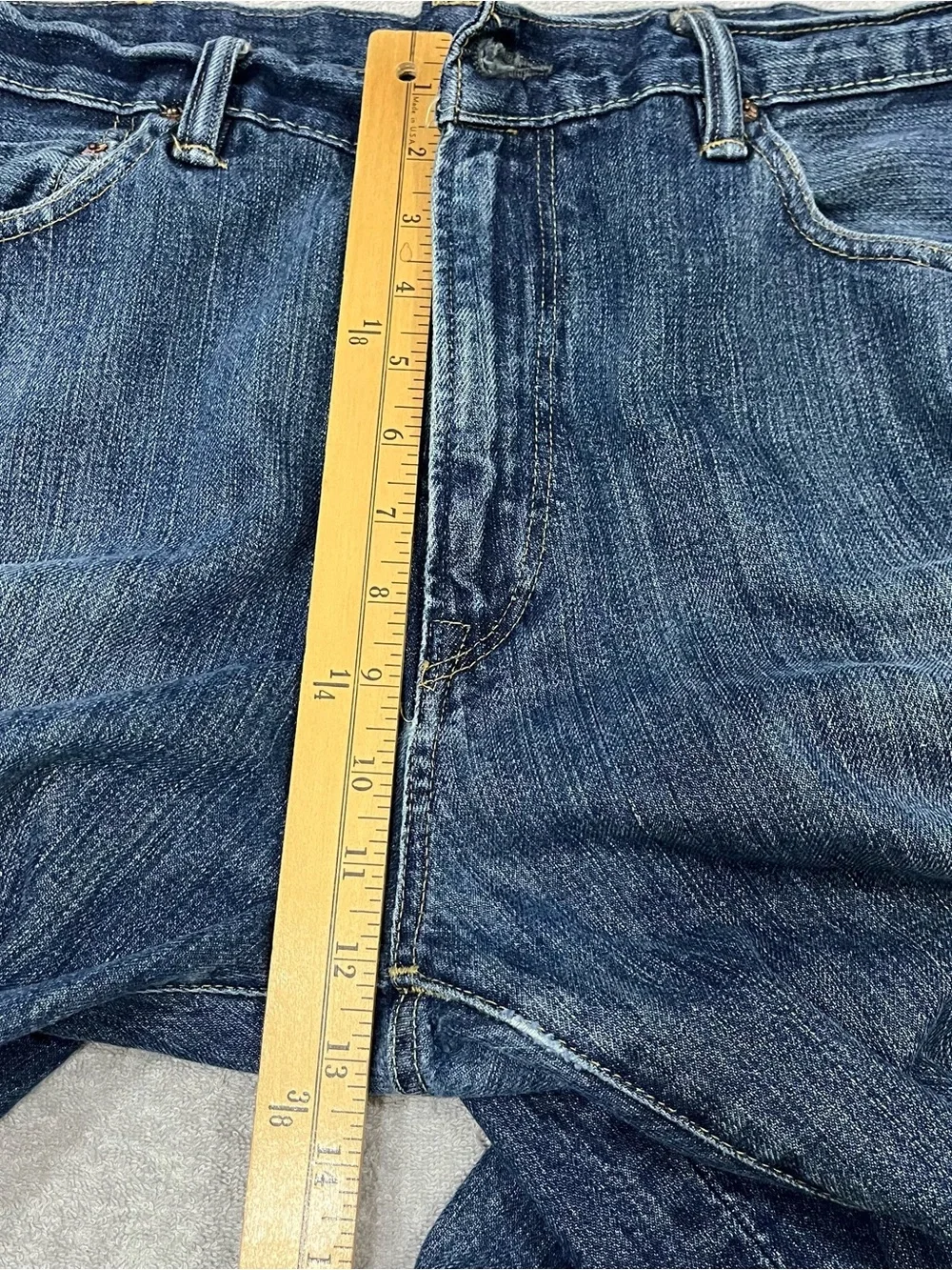 Polo Ralph Lauren 867 Jeans Mens 36x36 Classic Fit Straight Leg Mid Wash Preppy